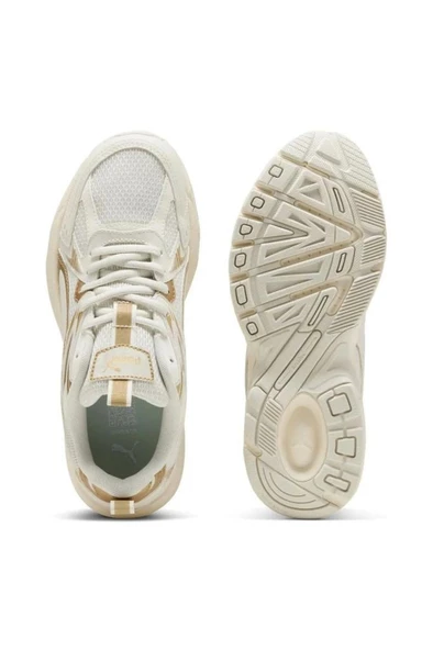 Puma Milenio tech Wmns DaylNight 402657 01 Kadın Yürüyüş ve Koşu Ayakkabısı Bej Altın 36-40 - Resim 4