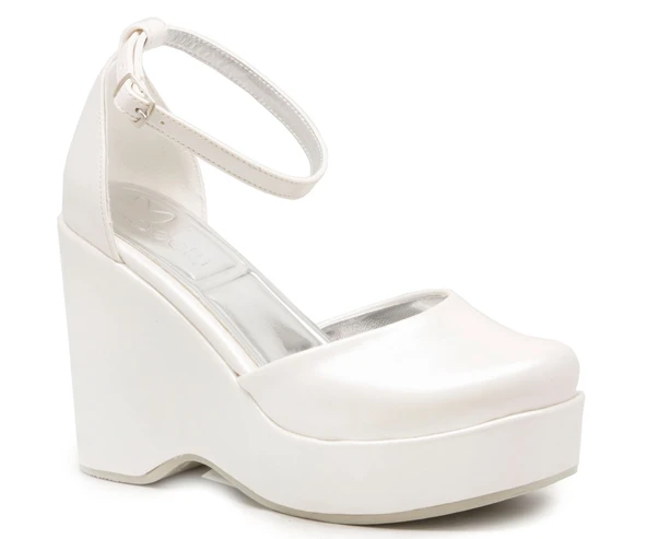 Gedikpaşalı Bty 26K 2007 Beyaz Bayan Ayakkabı Abiye ürün görseli