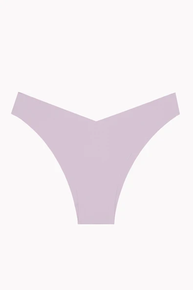 Gül Kurusu Açık Kahve Koyu Kahve 3lü Lazer İz YapmazV Shape Brazillian Külot - Resim 4