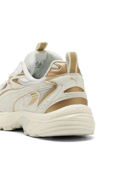 Puma Milenio tech Wmns DaylNight 402657 01 Kadın Yürüyüş ve Koşu Ayakkabısı Bej Altın 36-40 - Resim 5