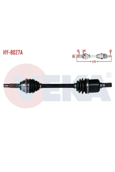 Hyundaı Accent  Admıre  Komple Aks Sol On Abslı   1.3 - 1.5 - ürün görseli