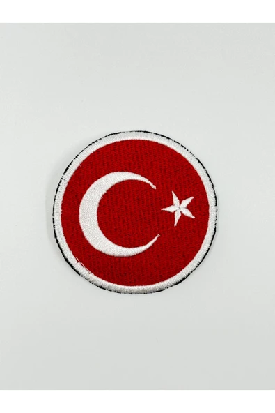 Atolye Luxora Türk Bayragi Desenli Yelek ve Ceket ,Sirt Patch, Yama - 4