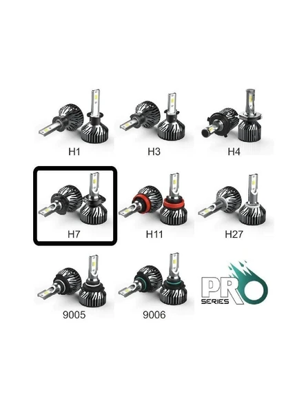 Niken Led Xenon Ampul Pro Serisi H7 - 3