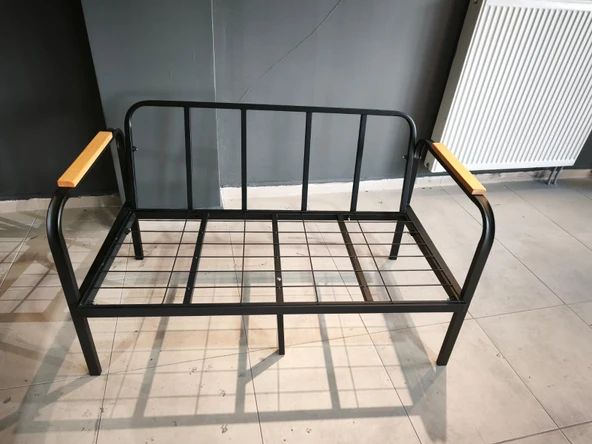 Serdemdizayn SERDEM-(ECO)-2-2- METALBAHÇE BALKON TAKIMI MOBİLYA GRUBU  (KREM) - 3