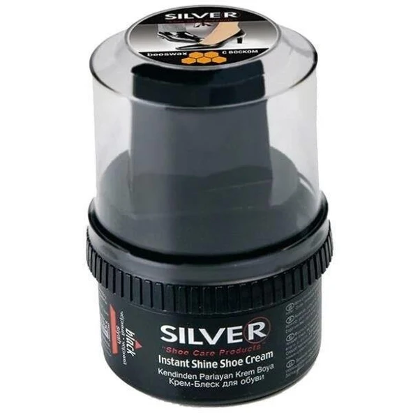 Silver Krem Ayakkabı Boyası Siyah 60 Ml - 3