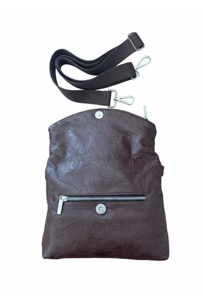 Atolye Luxora Hakiki Deri Katlanabilir Kadın Omuz Çantasi - 4