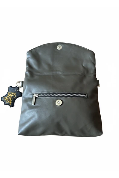 Atolye Luxora Hakiki Deri Katlanabilir Kadin Omuz Çantasi - 3