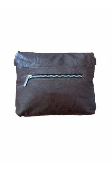 Atolye Luxora Hakiki Deri Katlanabilir Kadın Omuz Çantasi - 2