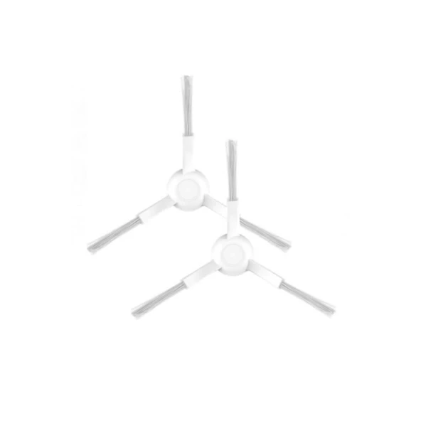 Xiaomi E10 Robot Süpürge Uyumlu 2 adet yan Fırça Beyaz ürün görseli 1