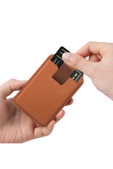 HS-020 Namib Stant Özellikli Magsafe Kartlık - Siyah - 2