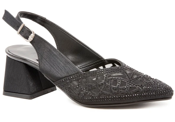 Gedikpaşalı Bty 26K 921 Siyah Bayan Ayakkabı Abiye