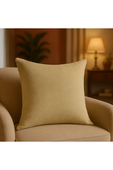 eshowrom Açelya Kırlent Sarı - 45x45 cm ürün görseli