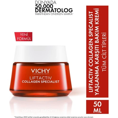 Vichy Liftactiv Collagen Specialist Yüz Kremi 50 ml ürün görseli
