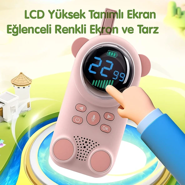 3Km Menzilli Walkie Talkie Çocuk Telsizi - 5