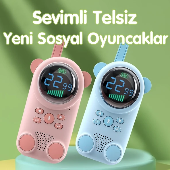 3Km Menzilli Walkie Talkie Çocuk Telsizi - 6