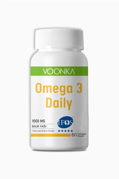 Voonka Omega 3 Daily 60 Yumuşak Kapsül ürün görseli 1
