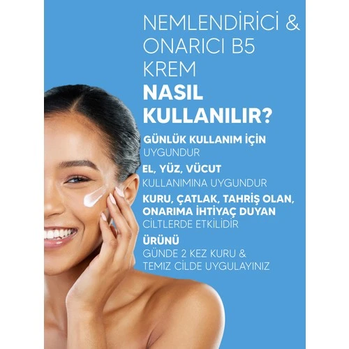 Zederma Nemlendirici Onarıcı ve Koruyucu B5 Cilt Bakım Kremi 50 ml - Resim 5