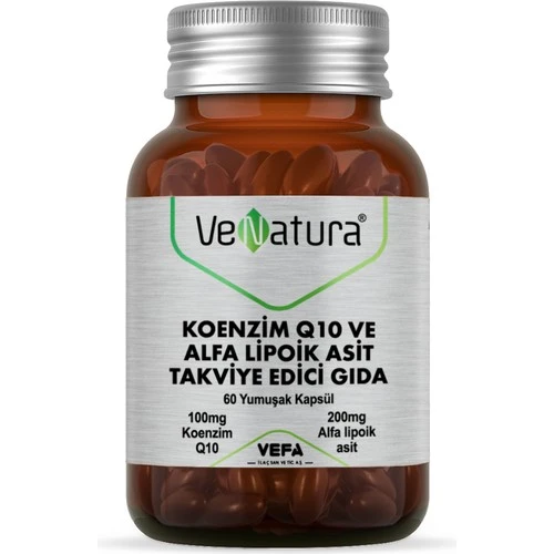 Venatura Koenzim Q10  Alfa Lipoik Asit 60 Kapsül ürün görseli