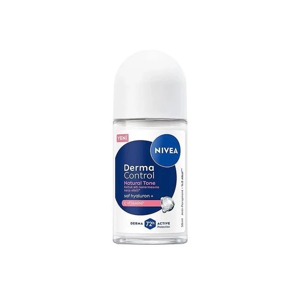 Nivea Derma Control Natural Tone 72h Terleme Karşıtı Roll-On 50 ml ürün görseli