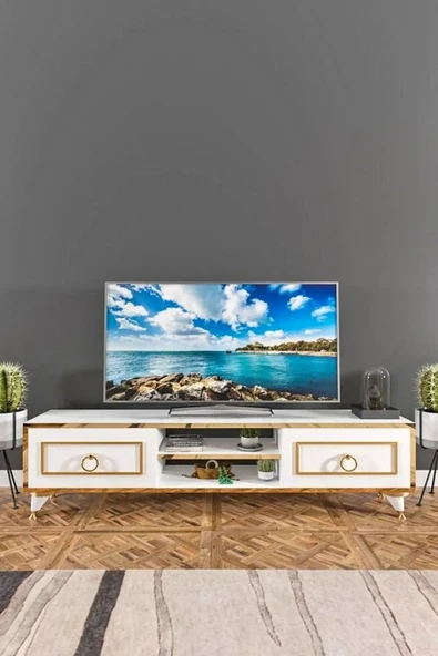 eshowrom Altın TV Ünitesi – 180 cm ürün görseli