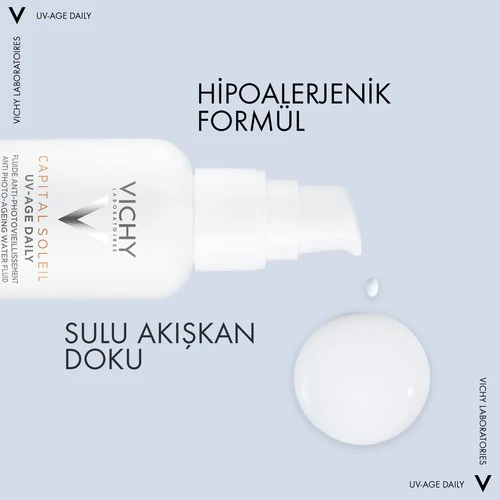 Vichy Capital Soleil UV Age Daily SPF50+ 40 ml - Resim 4