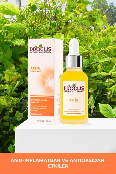 %100 Doğal Sabit Aspir Yağı 30 ml - 4