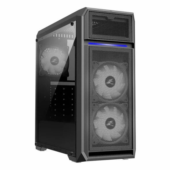 Zalman N5 OF USB 3.2 LED ATX Mid Tower Siyah Kasa - Resim 2