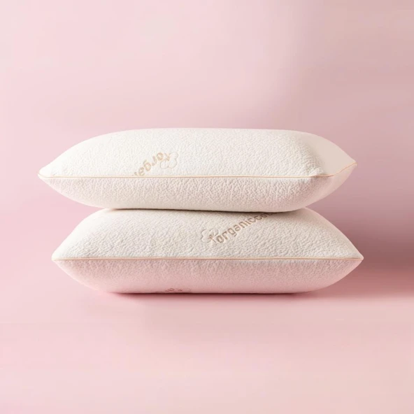 Moln Organic Cotton Visco Yastık | Doğal & Cilt Dostu - Resim 8
