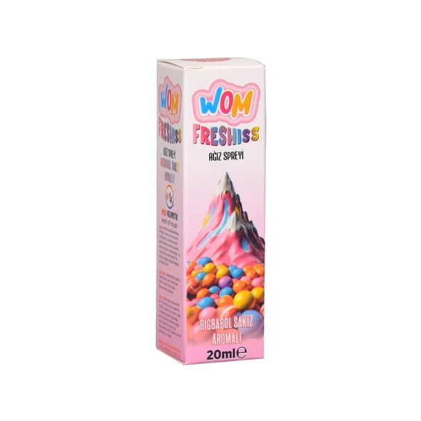Wom Freshiss Ağız Spreyi Big Babol Sakız 20 ml ürün görseli