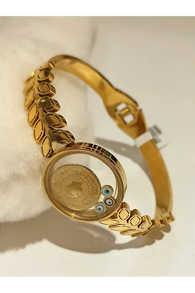 Monalisa Home Gold Renk Lüks Figürlü Gösterişli  Bileklik ürün görseli 1