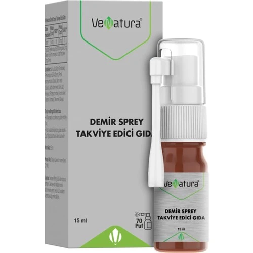 Venatura Demir Sprey Takviye Edici Gıda 15 Ml ürün görseli