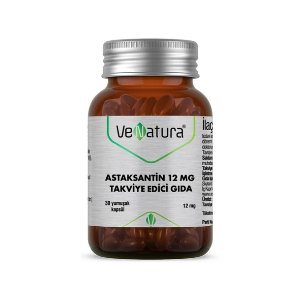 Venatura Astaksantin 12 Mg 30 Kapsül ürün görseli 1
