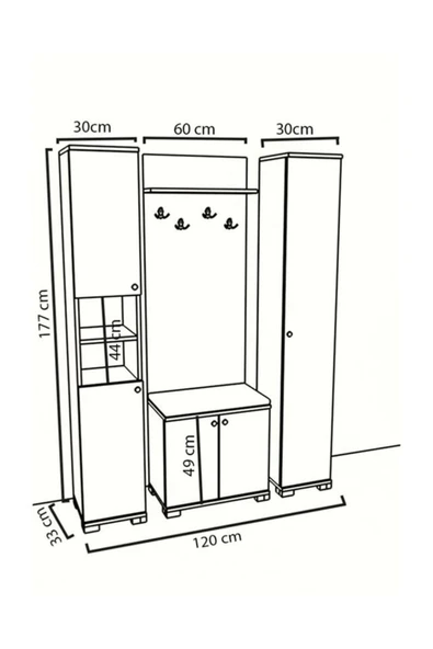 eshowrom Kule Portmanto - Resim 3