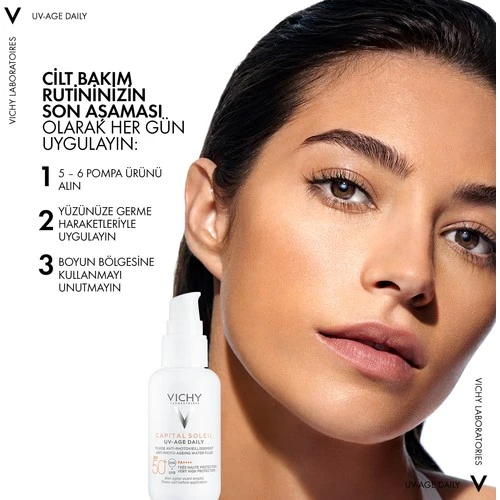 Vichy Capital Soleil UV Age Daily SPF50+ 40 ml - Resim 5