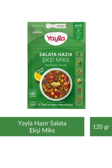 Yayla Salata Hazır Ekşi Miks 120 gr