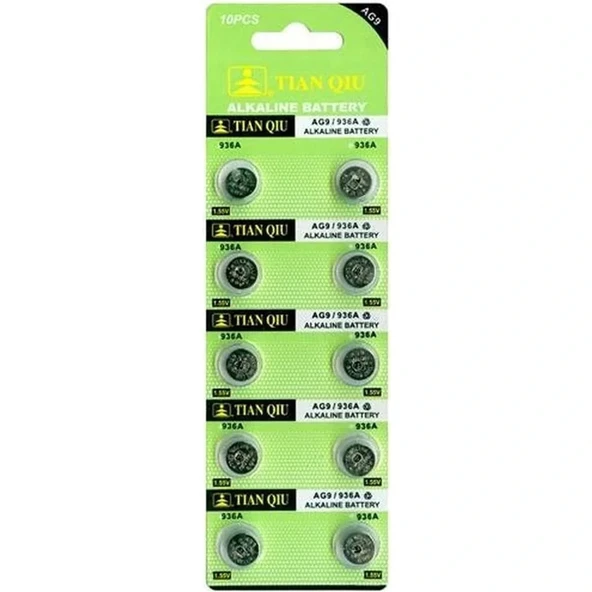 Oxford Ag9 Lr45 936a Alkalin Pil Düğme 1.5v 10lu