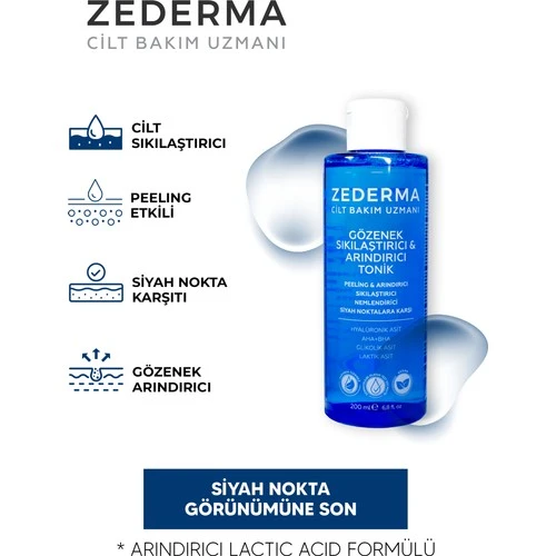 Zederma Gözenek Sıkılaştırıcı Ve Arındırıcı Tonik 200 ml - Resim 2