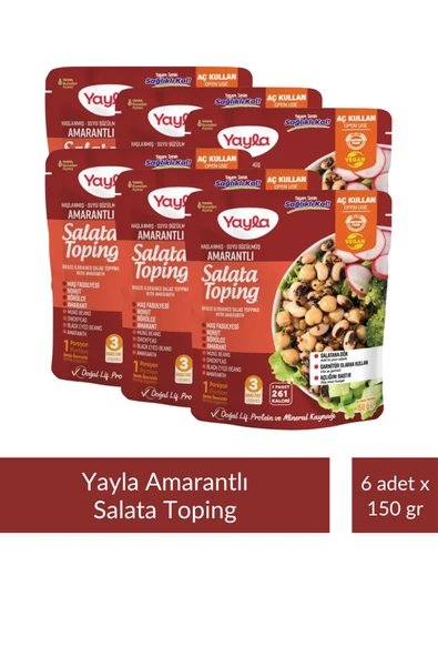 Yayla Amarantlı Salata 150 gr x 6 Adet