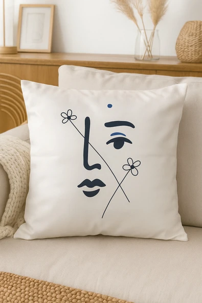 eshowrom Abstract Bloom – Modern Sanat Kırlent ürün görseli