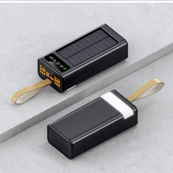 Solar 30.000 Mah 20W Güneş Enerjili Powerbank Usb Çıkışlı Mikro Tycp - 5