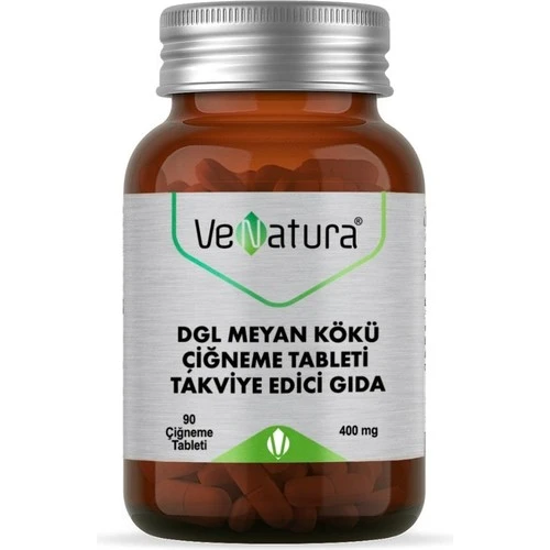 VeNatura Dgl Meyan Kökü 90 Çiğneme Tablet ürün görseli 1