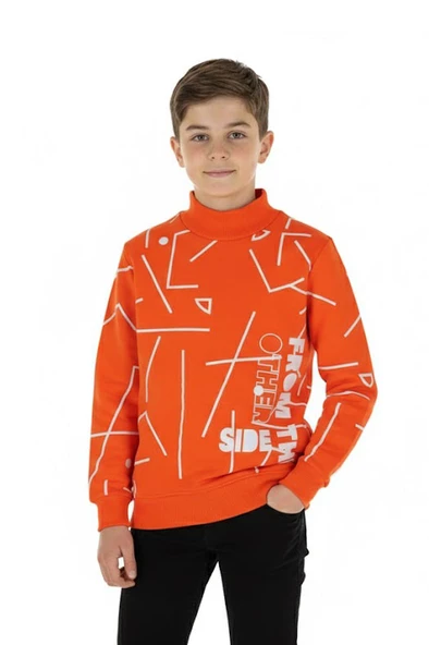 Erkek Çocuk SweatShirt Şardonlu 2 İplik - Resim 3