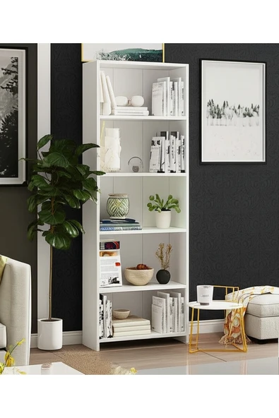 eshowrom Grabi 5 Raflı Kitaplık ürün görseli