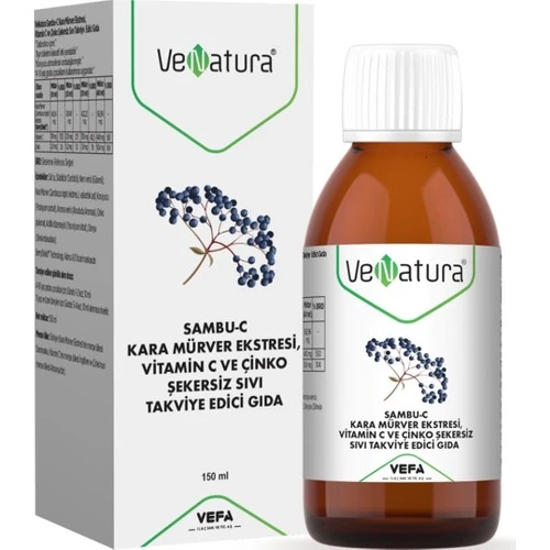 Venatura Sambu-C Karamürver Vitamin C Ve Çinko İçerikli Solüsyon 150 Ml ürün görseli 1