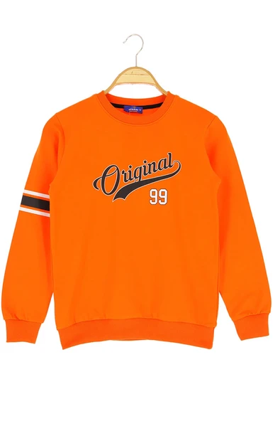 Erkek Çocuk SweatShirt 2 İplik Şardonlu - Resim 4