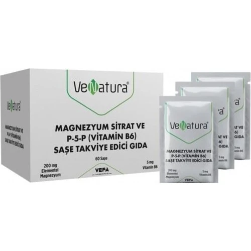 Venatura Magnezyum Sıtrat P5P 60 Sase ürün görseli 1