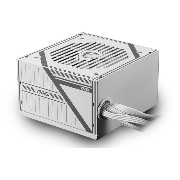 MSI MAG A650BNL WHITE 650W 80 Plus Bronze 120mm Fan Power Supply