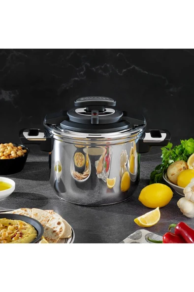 İn Safe Düdüklü Tencere 7 L-Siyah ürün görseli