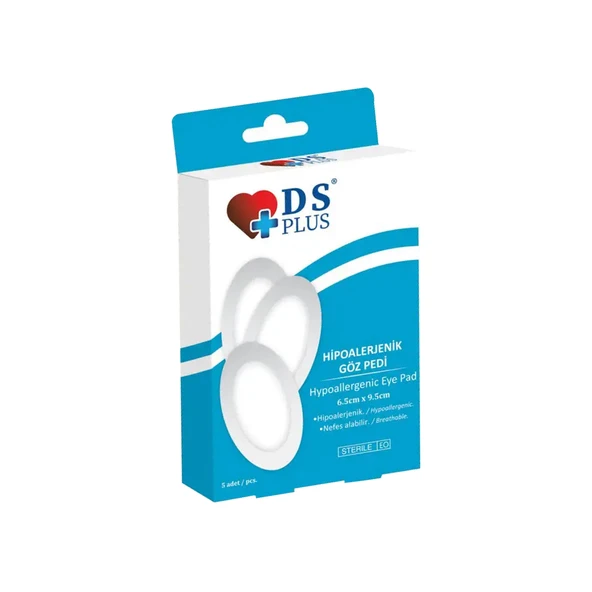 Yetişkin Göz Pedi Steril 5 Li Dsplus ürün görseli