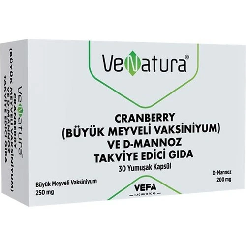 Venatura Cranberry  D-Mannoz 30 Kapsul ürün görseli